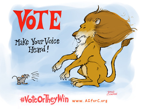 AIC_Doug-Cushman_Lion_VoteOrTheyWin.jpg